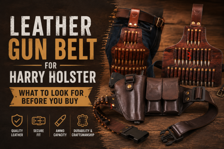 Leather Gun Belt for Harry Holster: What to Look For Before You Buy